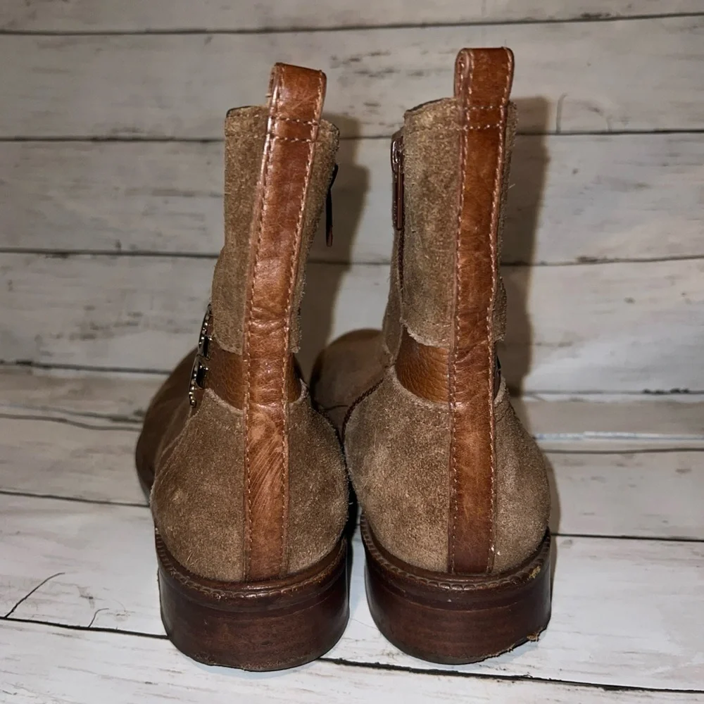 Tory Burch Brown Ankle Boots 9.5